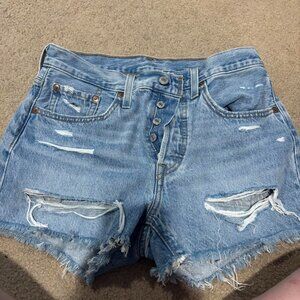Women's denim shorts